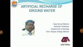 Artificial Ground Water Recharge part 1 [upl. by Jacie]