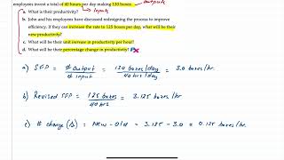 Operations Management Basic SingleFactor Productivity [upl. by Fleur554]