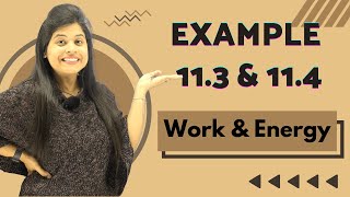 Example 113 amp 114  Chapter 11  Work And Energy  Class 9 Science [upl. by Nitsej]