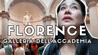 FLORENCE Italy 🇮🇹 Michelangelos DAVID  Galleria dellAccademia Tour [upl. by Anaeli35]