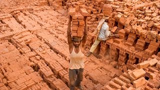 From Clay to Kiln Brick production in Nepal [upl. by Mandel]