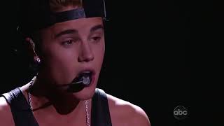 Justin Bieber  As Long As You Love MeBeauty And A Beat 2012 American Music Awards HD [upl. by Nytram]