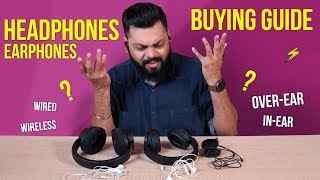 Earphones  Headphones Buying Guide 2019 ⚡ ⚡ ⚡ Find the Perfect One For You [upl. by Fauver533]