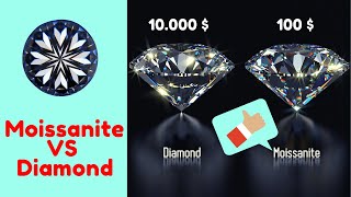 Moissanite vs Diamond Moissanite rings [upl. by Bakerman285]