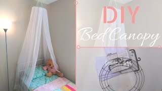 DIY Bed Canopy Using Curtains [upl. by Sophie48]