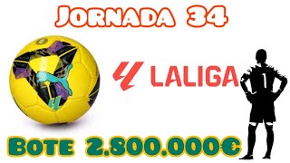 La quiniela jornada 34🟢 [upl. by Parfitt]