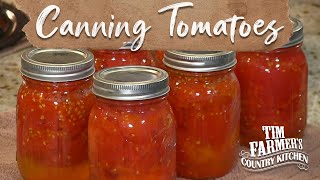 CANNING TOMATOES  HowTo Can WholeHalvedQuartered Tomatoes [upl. by Regine514]