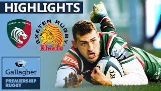 Leicester v Exeter HIGHLIGHTS  Huge Comeback In 50 Point Game  Gallagher Premiership [upl. by Garrard564]