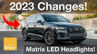 2023 Audi Q7 Full Change List  Matrix LED Headlights [upl. by Alley]