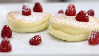 How to Make Japanese Souffle Pancakes  Easy Souffle Pancake Recipe [upl. by Peery]