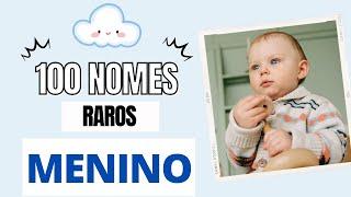 100 NOMES RAROS MASCULINOS [upl. by Almat]