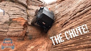 THE CHUTE Jeep Climbs Vertical Wall in Sand Hollow Utah [upl. by Atiek]