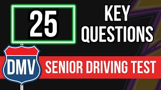 Senior Driving Test Questions California Renewals 2024 [upl. by Nyleahs625]