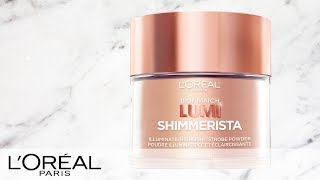 How to highlight using Lumi Shimmerista Highlighting Powder 😘 [upl. by Siroval]