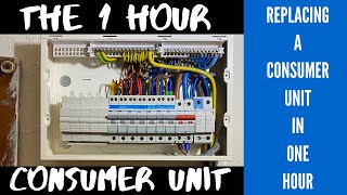 The 1 Hour Consumer Unit Replacement [upl. by Naes]