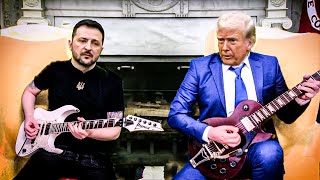 Trump vs Zelensky Guitar Battle Fan Made Video Edit [upl. by Hnah22]