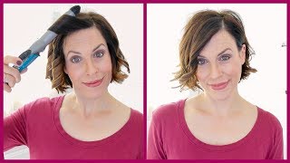 HOW TO Curl a Short Bob Hairstyle [upl. by Etnauj]