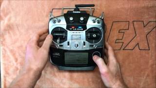 Futaba CGY750 V140 Setup Part 1 Transmitter Preparation [upl. by Colner63]