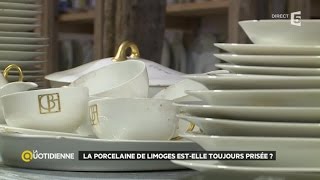 La porcelaine de Limoges estelle toujours prisée [upl. by Aicirtel]