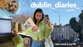 dublin diaries  6am week in my life cause college is hard [upl. by Fredra]