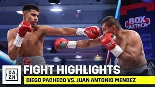 HIGHLIGHTS  Diego Pacheco vs Juan Antonio Mendez [upl. by Kissiah]