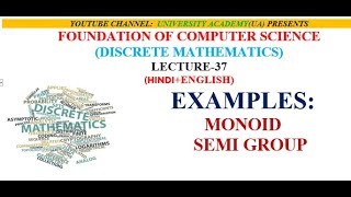 EXAMPLE MONOID SEMIGROUP [upl. by Assirram]