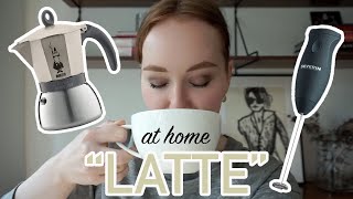 HOW TO MAKE A quotLATTEquot AT HOME moka pot  frother [upl. by Toshiko167]