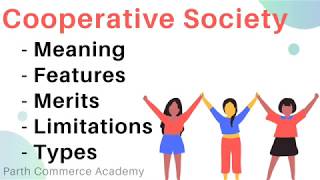 Cooperative Society Meaning features Merits amp Limitations Types Class 11th Business Studies CBSE [upl. by Aneeles]