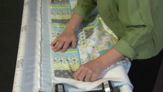 Grace Longarm Quilting Tip 6 LOADING A QUILT [upl. by Namref763]