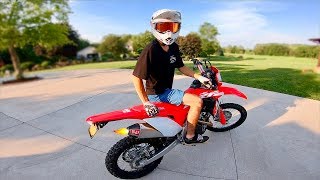 2019 CRF450L Barks Now Yoshimura RS4 Exhaust is INSANE [upl. by Ahsitnauq]