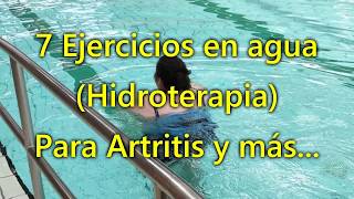 Terapia acuática Hidroterapia Ejercicios en agua [upl. by Otrebmuh73]