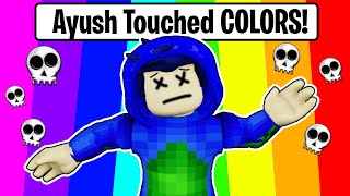 ROBLOX BUT WE CANT TOUCH COLORS 😱 [upl. by Haggerty]