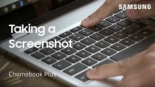 How to screen capture and take a screenshot on your Chromebook Plus  Samsung US [upl. by Eidnak757]