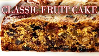 Professional Baker Teaches You How To Make FRUIT CAKE [upl. by Terces]