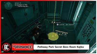 Pathway Park Secret Boss Room Kajika  The Division 2 Warlords of New York [upl. by Upali]