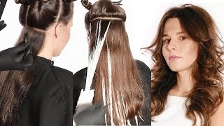 Coloration des cheveux ✄ Balayage Tutorial [upl. by Carrel]