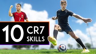 TOP 10 Cristiano Ronaldo Skills [upl. by Morrie]