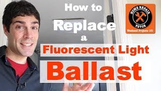 How to Replace a Fluorescent Light Ballast [upl. by Antoinetta]