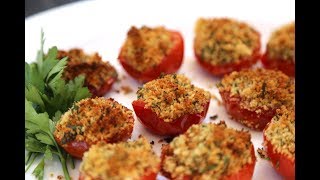 French Provencal stuffed tomatoes  lovely side dish for summer [upl. by Abramo876]