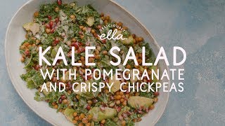 Kale Tahini Salad with Crispy Chickpeas [upl. by Itirp]