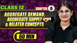 AGGREGATE DEMAND  AGGREGATE SUPPLY amp RELATED CONCEPTS Full Chapter in 60 Min  Class 12th Mind Map [upl. by Anerev]