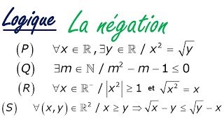 négation des propositions [upl. by Phox]