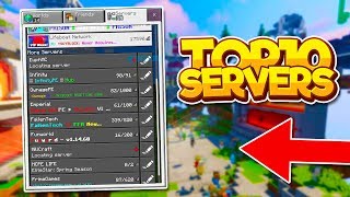 Minecraft Bedrock Top 10 Best Servers 2020 116  Pocket Edition Xbox Windows 10 PS4 Switch [upl. by Fredrika294]