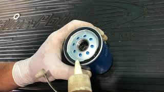 Mitsubishi Triton Engine Oil and Filter Change 2017 [upl. by Artenahs]