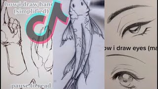 Tik Tok Drawing Tutorials 4 [upl. by Alanson915]