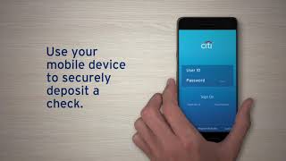 Citi Complete a Mobile Check Deposit with the Citi Mobile® App [upl. by Eahc]