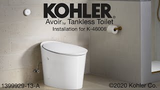 Installation  Avoir Tankless Toilet [upl. by Miksen140]