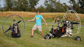 Are TRIKES better than FOOTLAUNCH paramotors [upl. by Llennehc]