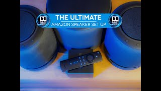 The Ultimate Amazon Speaker Home Cinema Set Up  Two Echo Studios Plus Echo Subwoofer [upl. by Killigrew]