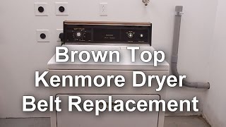 Kenmore Dryer Belt Replacement  How to DIY [upl. by Seabury891]